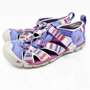Keen Girls Sandals Shoes Size 3 Seacamp 2 Purple Pink Water Hiking Amphibious
